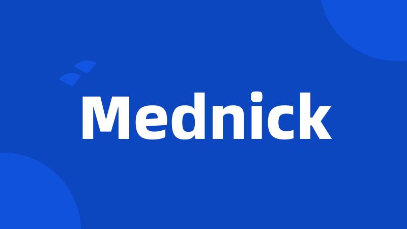 Mednick