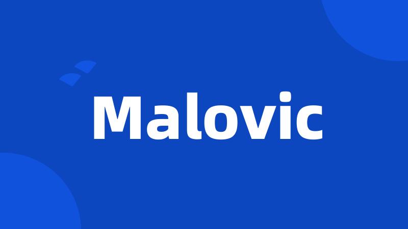 Malovic