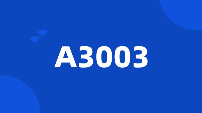 A3003