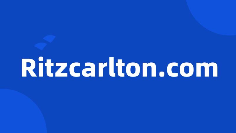 Ritzcarlton.com