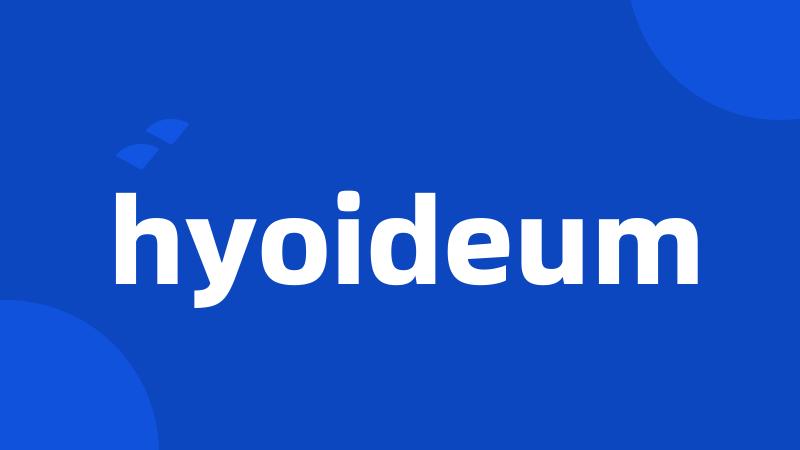 hyoideum