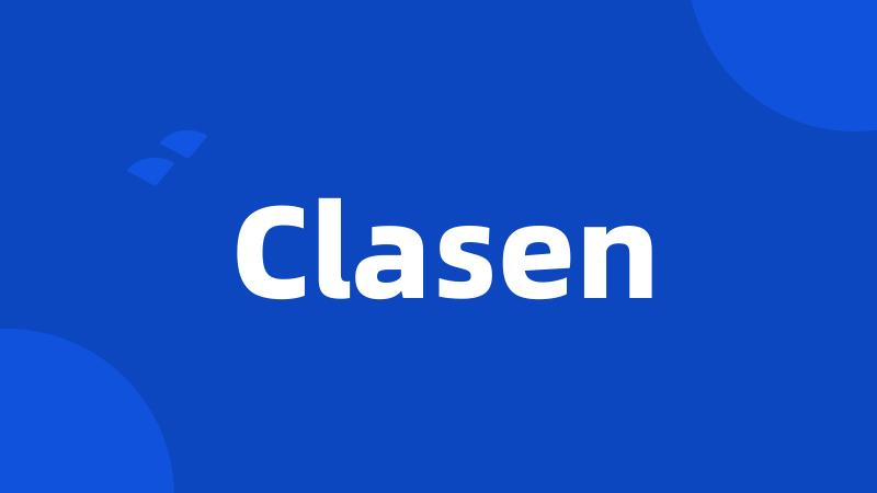 Clasen