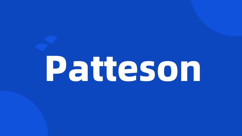 Patteson