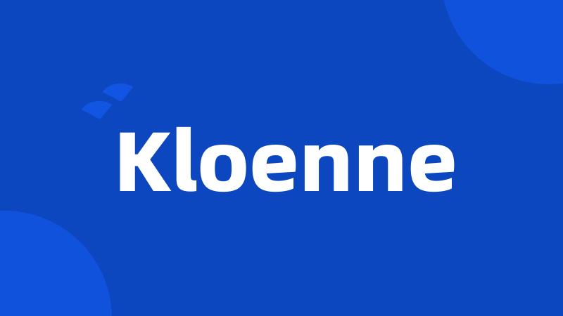Kloenne