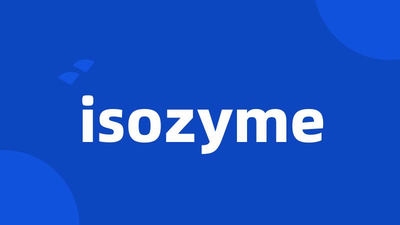 isozyme