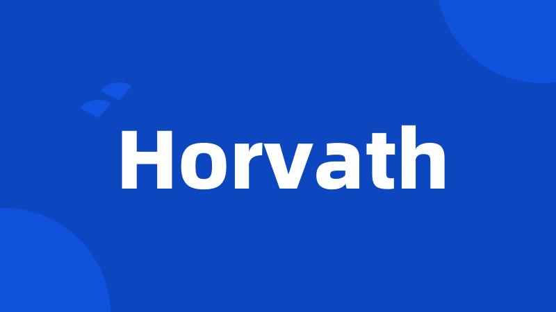 Horvath