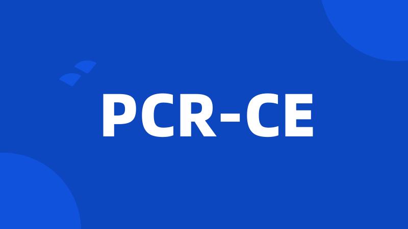 PCR-CE
