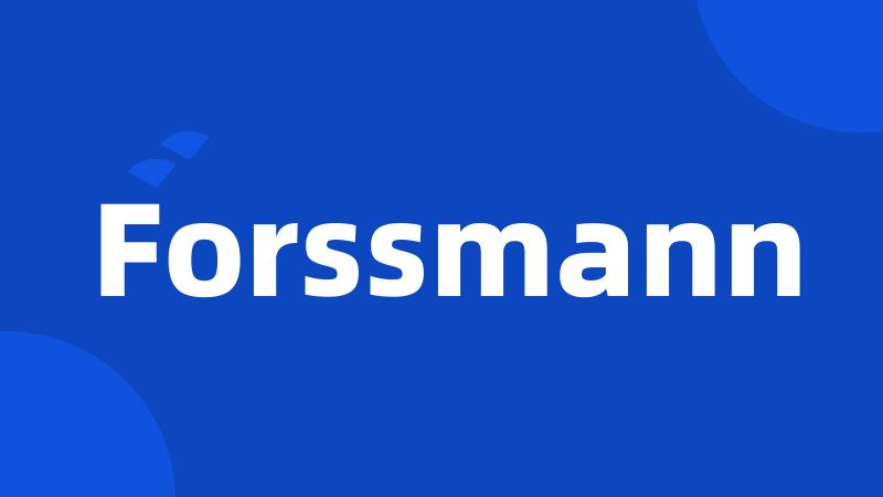 Forssmann
