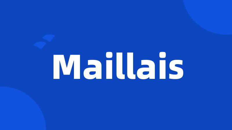 Maillais