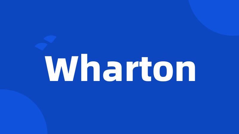 Wharton