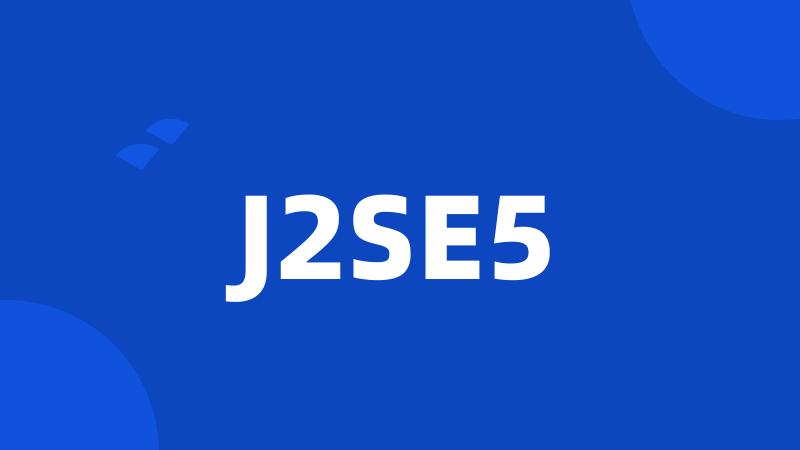 J2SE5