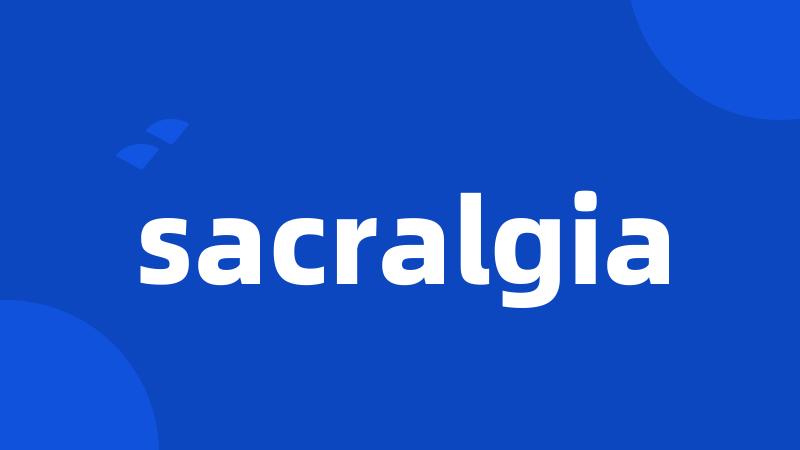 sacralgia