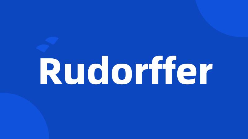 Rudorffer