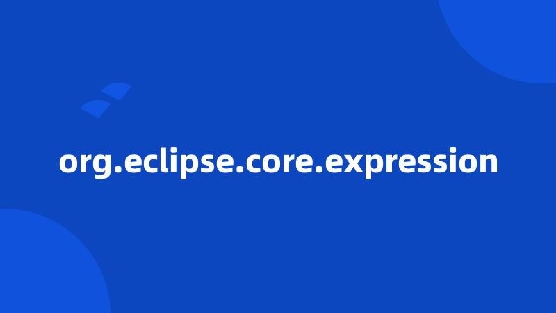 org.eclipse.core.expression