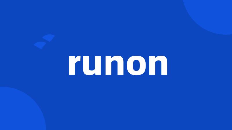 runon