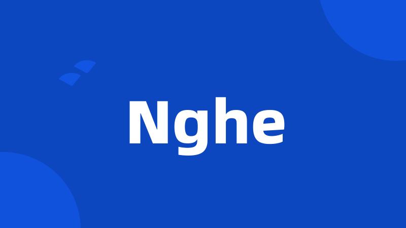 Nghe