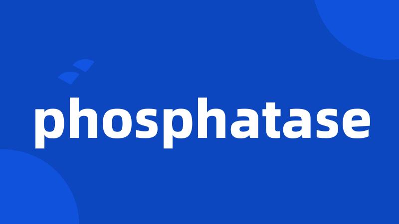 phosphatase