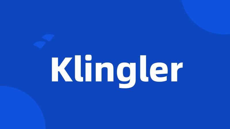 Klingler