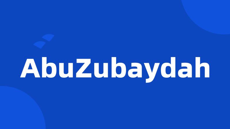 AbuZubaydah