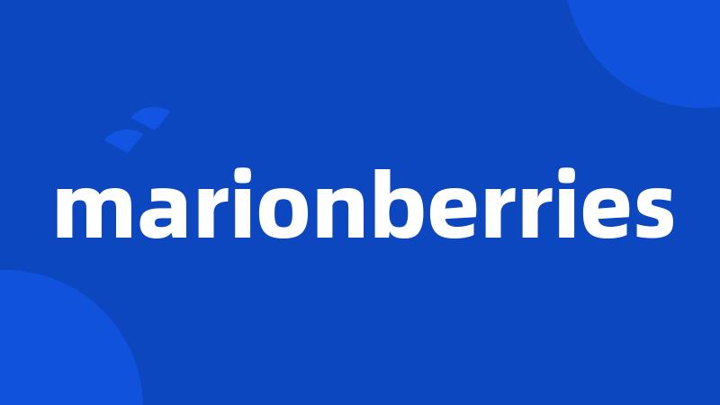 marionberries