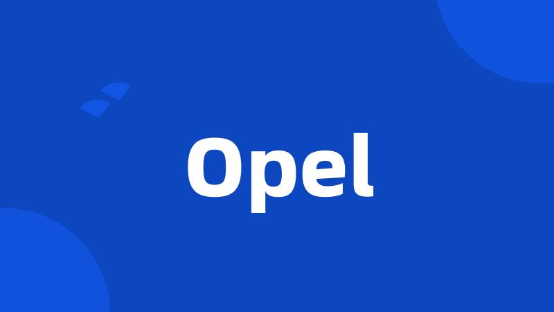 Opel