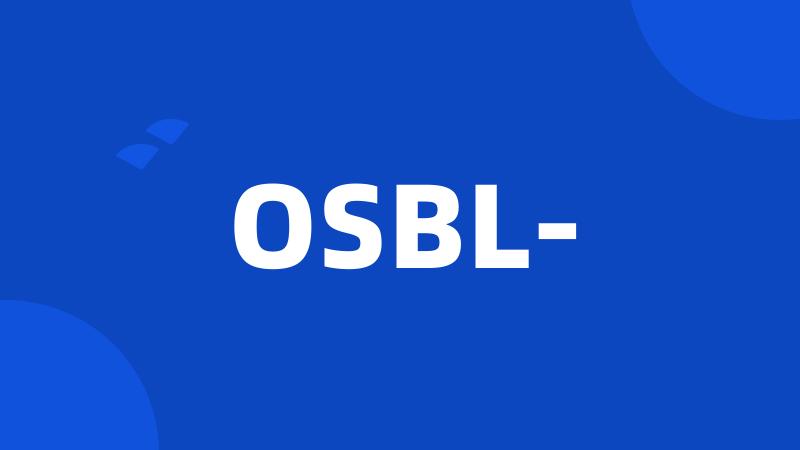 OSBL-
