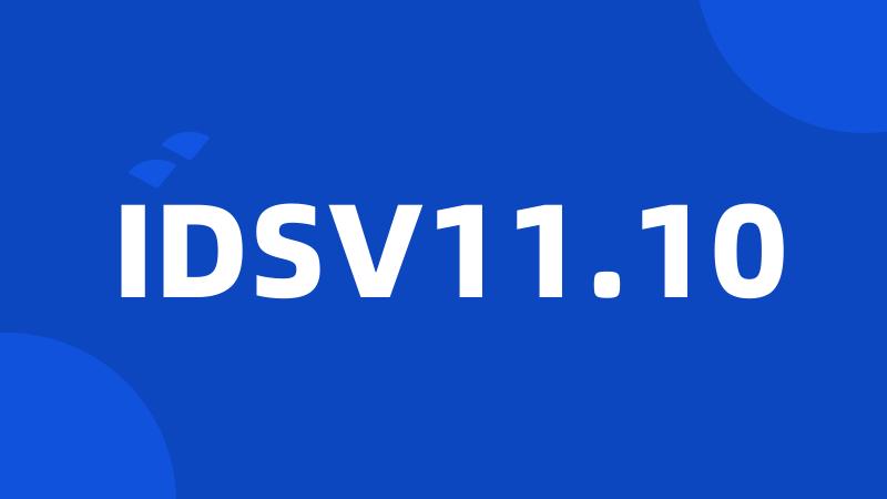 IDSV11.10