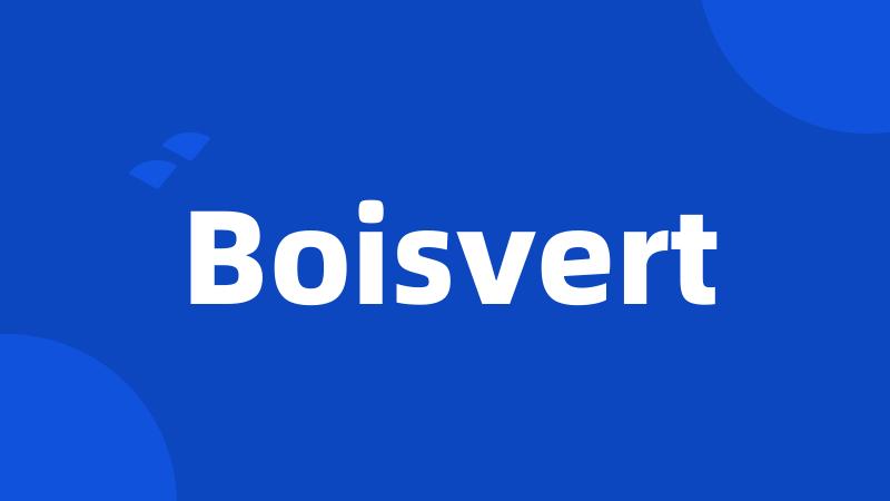 Boisvert