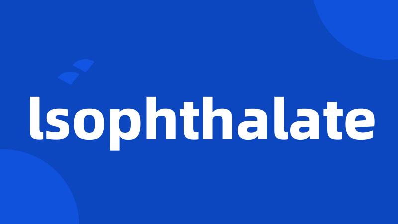 lsophthalate