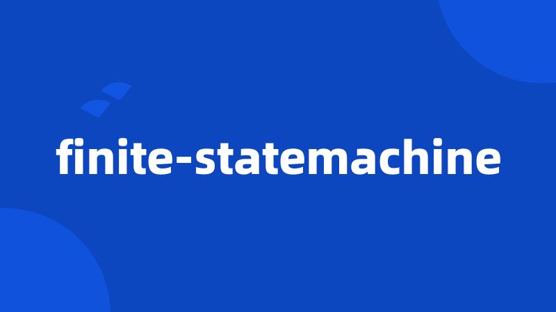finite-statemachine