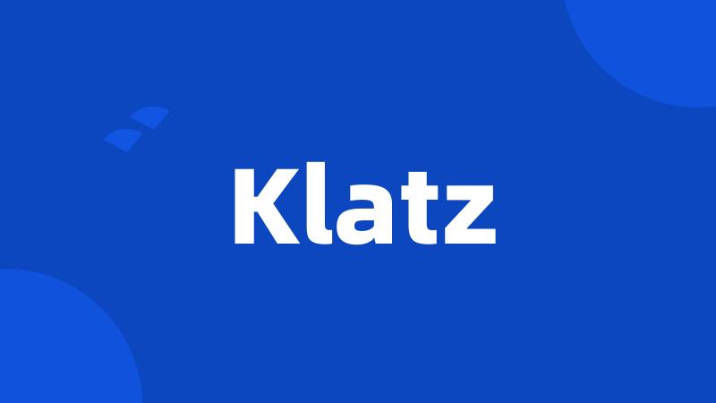 Klatz