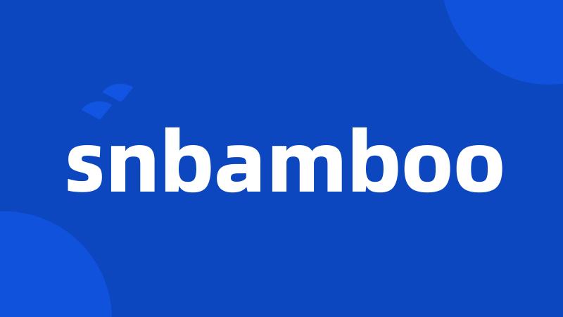 snbamboo
