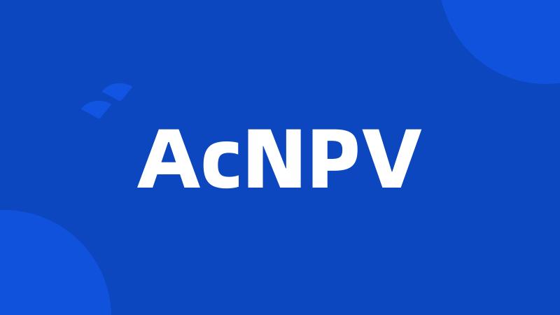 AcNPV