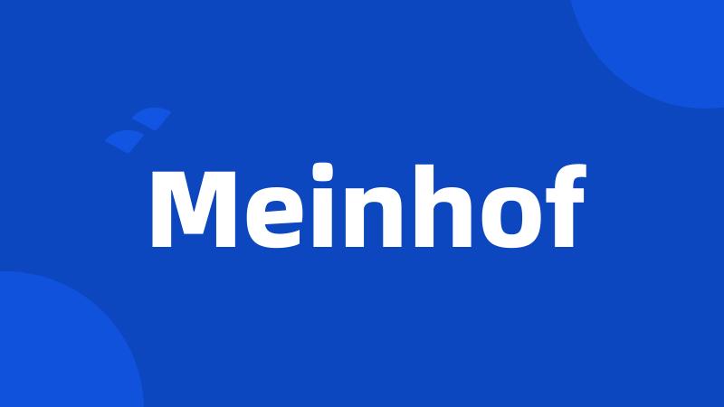 Meinhof