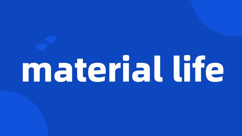 material life