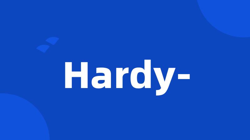 Hardy-