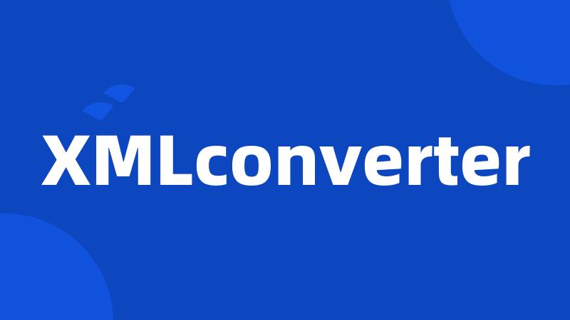 XMLconverter