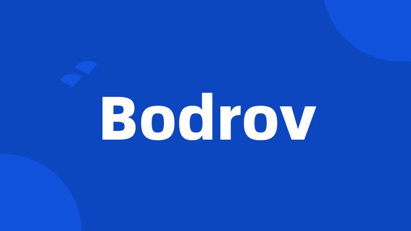 Bodrov
