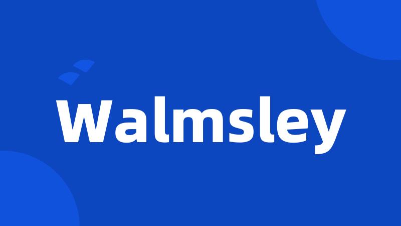 Walmsley