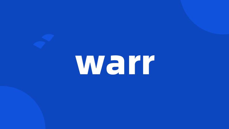 warr