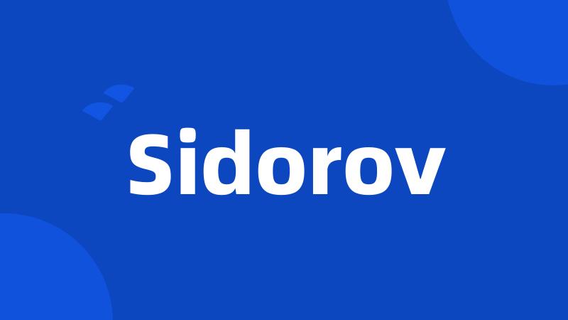 Sidorov
