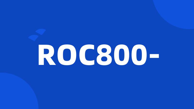 ROC800-