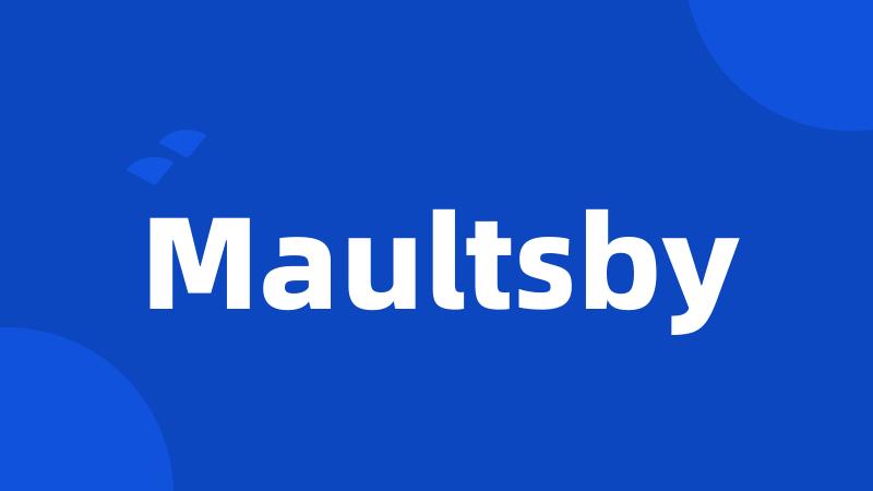 Maultsby