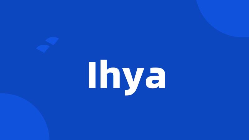 Ihya