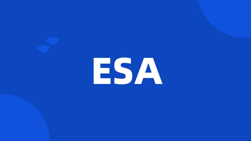 ESA