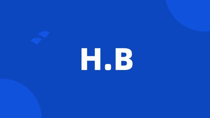 H.B