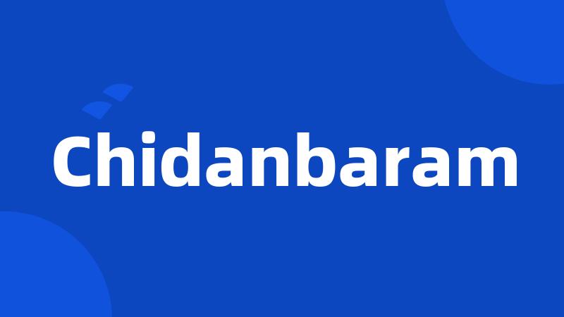 Chidanbaram