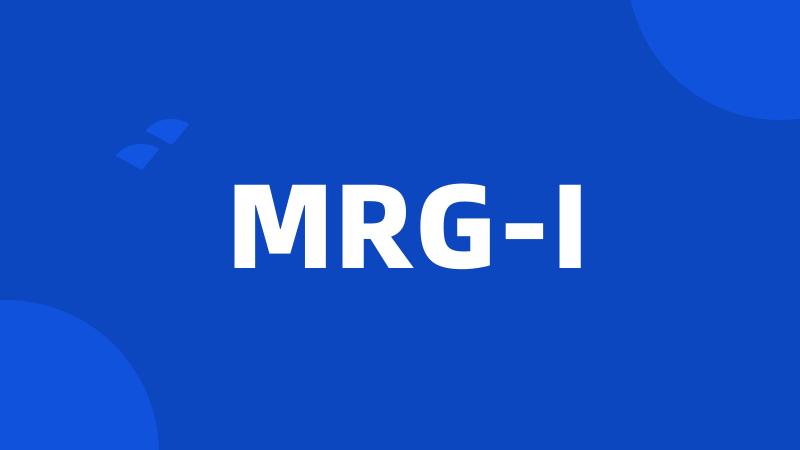MRG-I