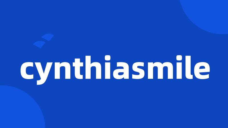 cynthiasmile