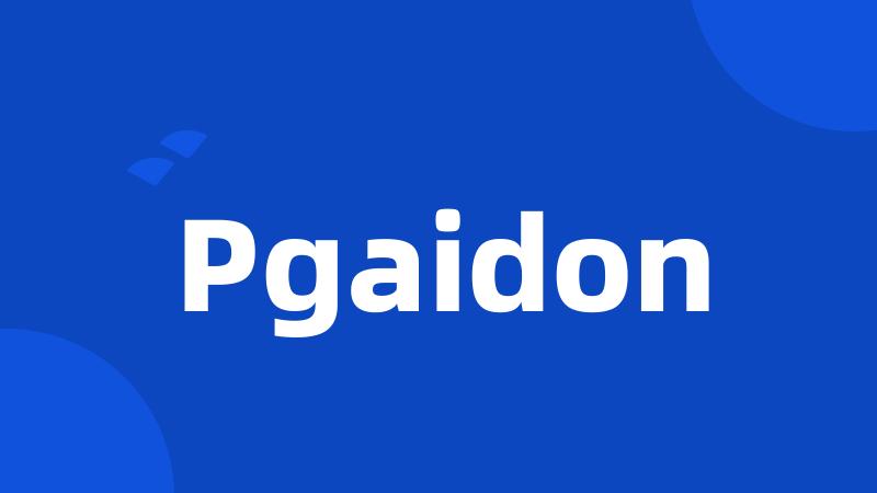 Pgaidon